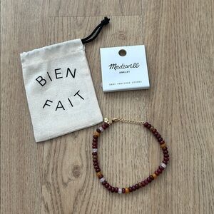 Madewell‎ Semiprecious Stones Anklet NWT